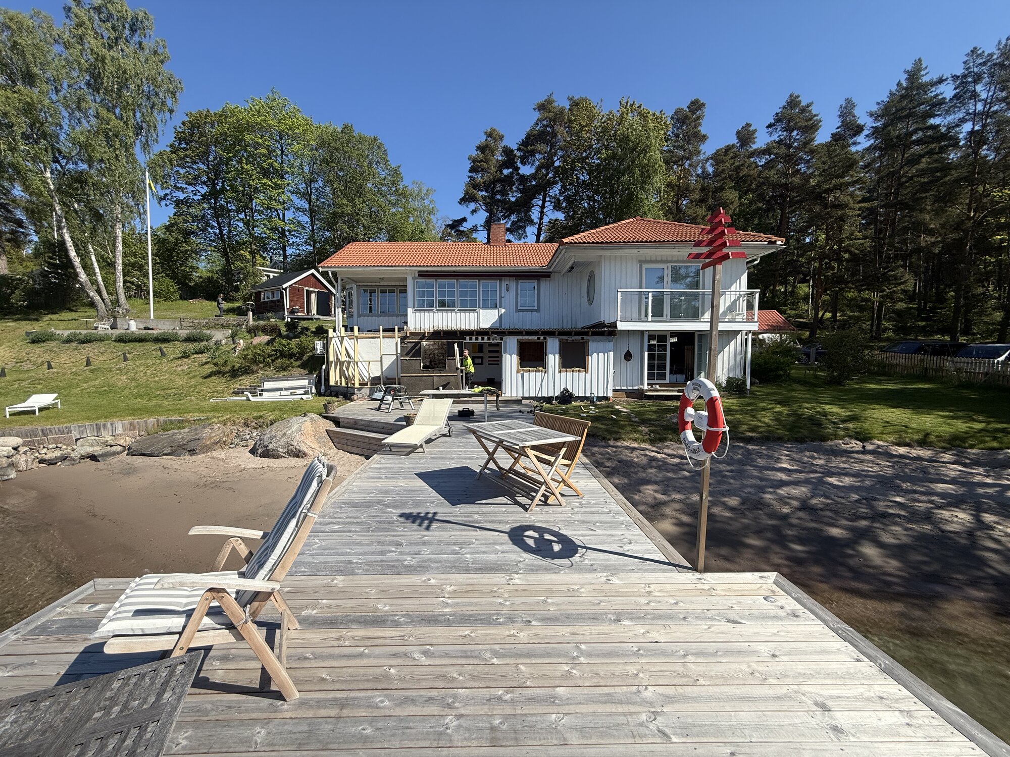 Renovering efter vattenläcka, Värmdö – bild 3