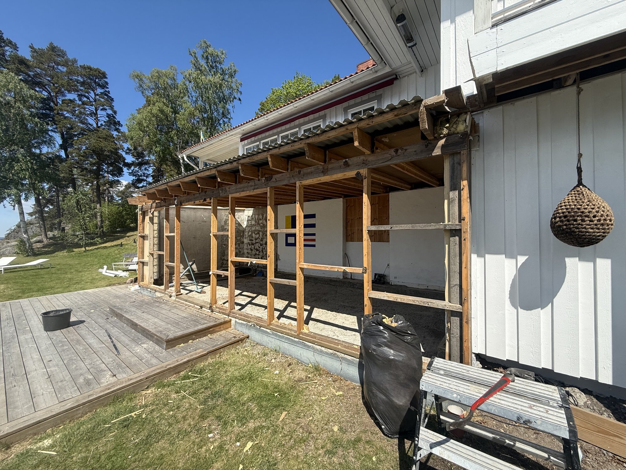 Renovering efter vattenläcka, Värmdö – bild 5